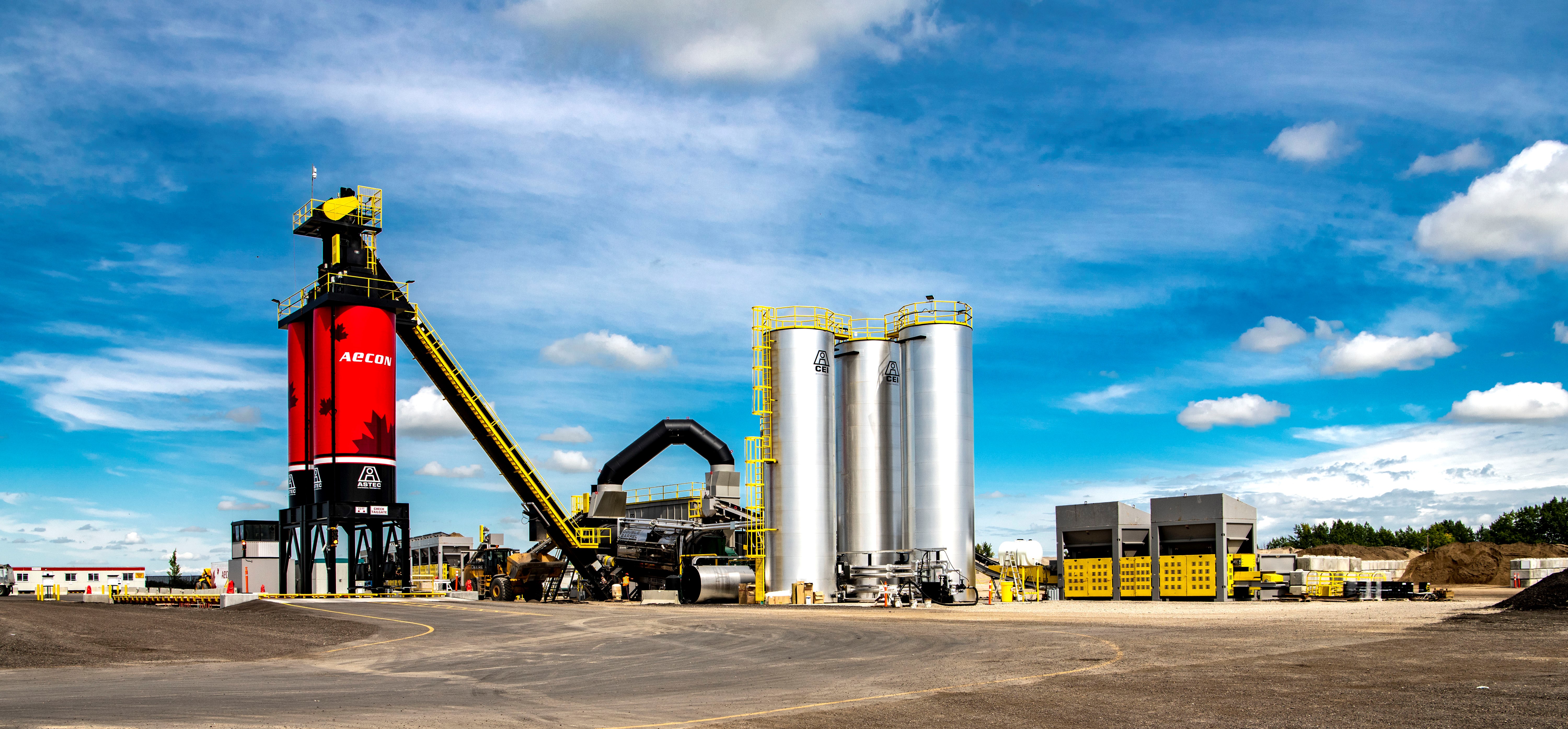 Asphalt Plant in Calgary Alberta